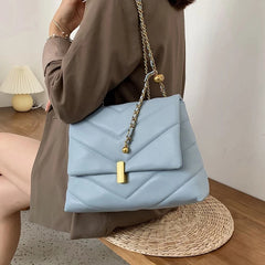 Large Tote Bag Women's Handbag PU Leather Shoulder Messenger Bag