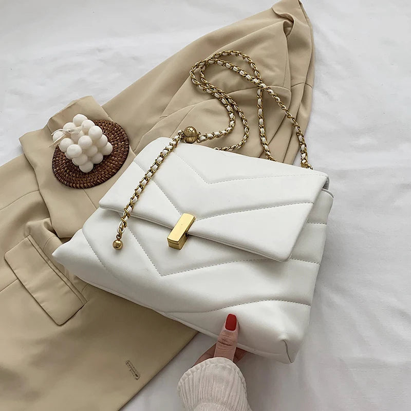 Large Capacity Tote Bag Chain Shoulder Messenger Bag