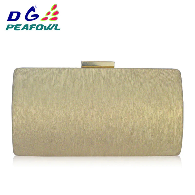 Dark Green Silk Satin Clutch for Evening Events