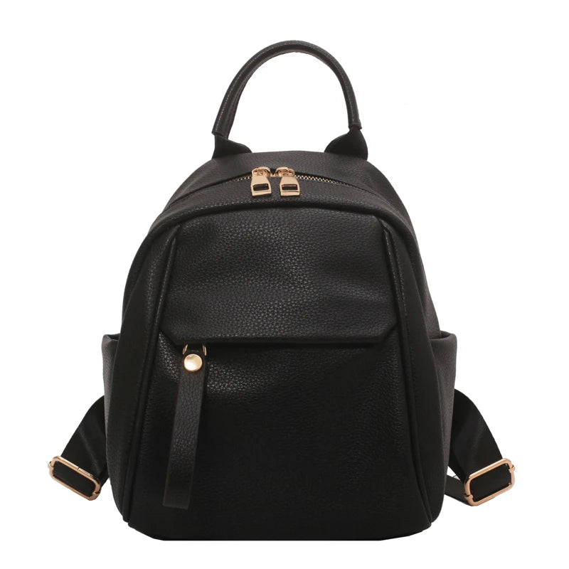 Waterproof Pu Leather Women Backpack Mini Backpack