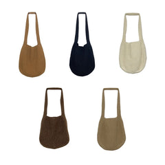 Large Capacity Tote Bag Solid Handbag Shoulder Bag Stray Bag