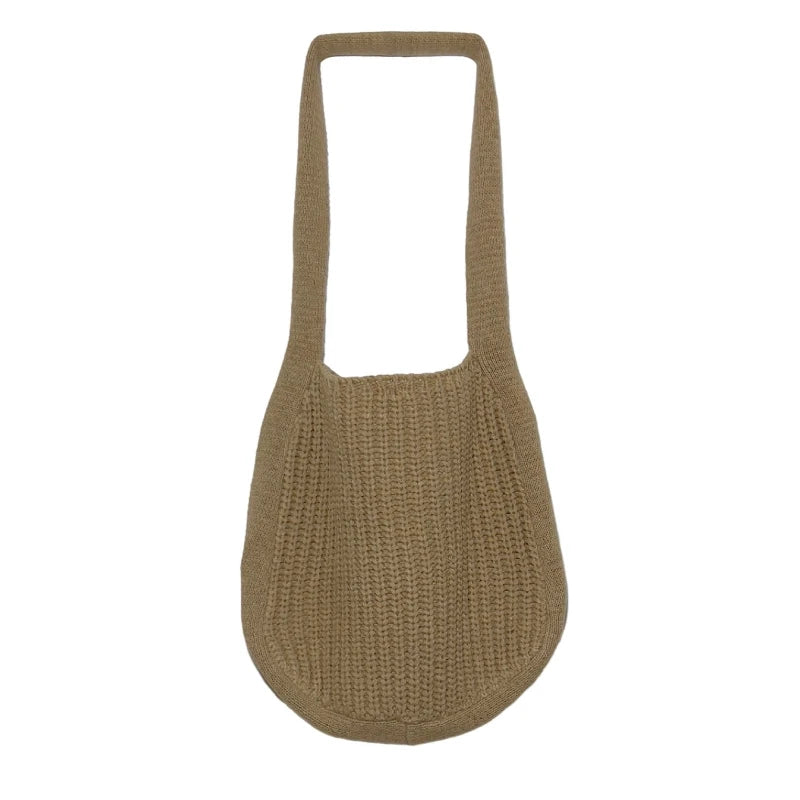 Large Capacity Tote Bag Solid Handbag Shoulder Bag Stray Bag