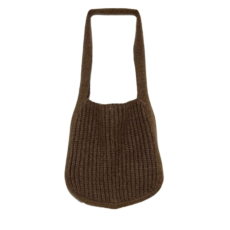 Large Capacity Tote Bag Solid Handbag Shoulder Bag Stray Bag
