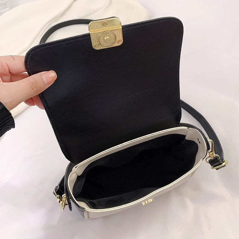 Vintage Small Flap Crossbody Bag for Women's Shoulder