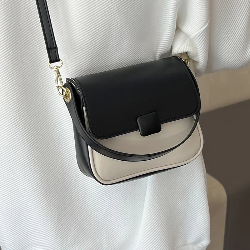 Vintage Small Flap Crossbody Bag for Women's Shoulder