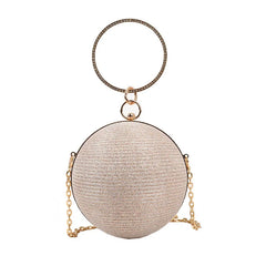 Women Evening Clutch with Rhinestone for Wedding Party Handbag