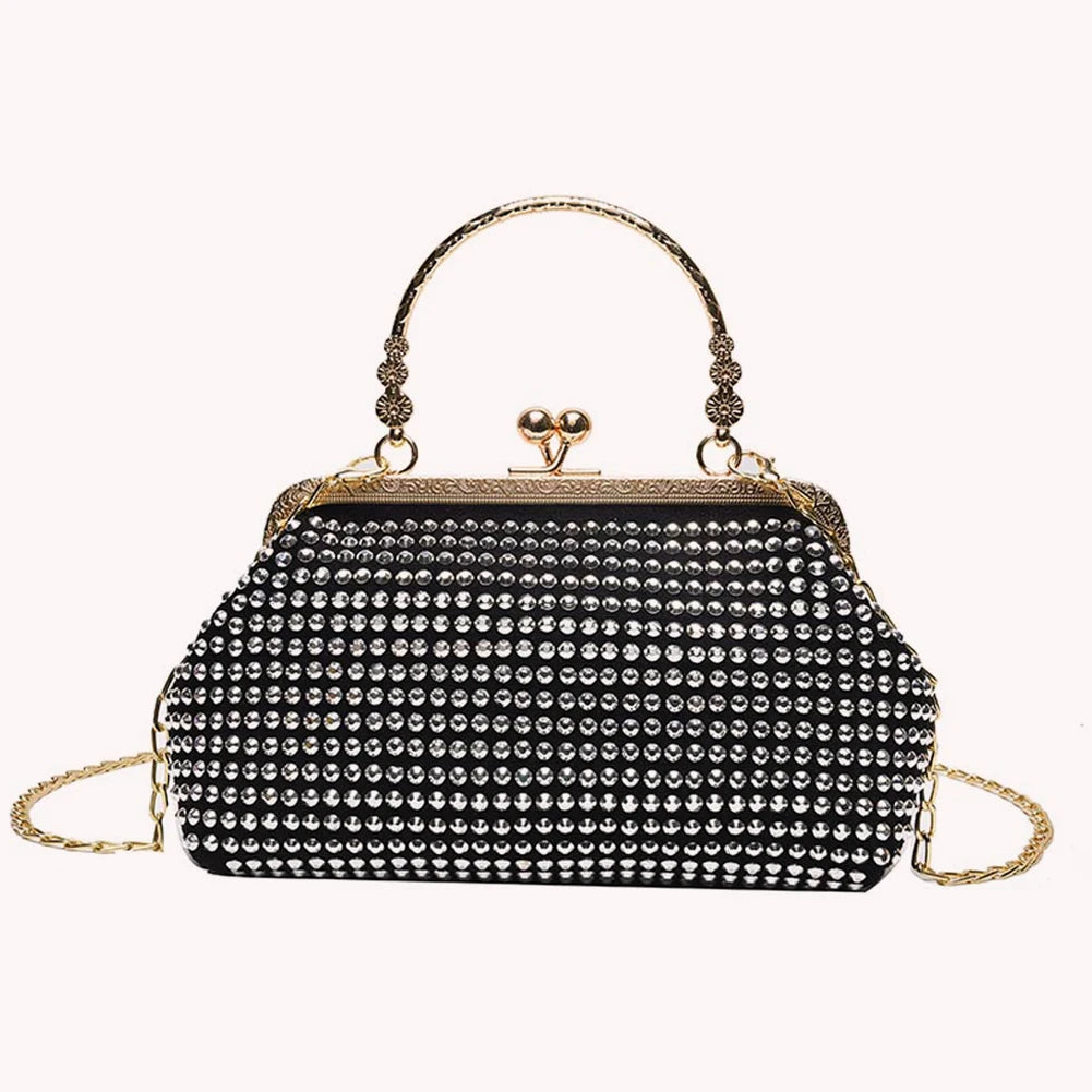 Rhinestone Clutch Purses Evening Wedding Party Crossbody Bag