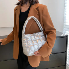 Women's Large-capacity Shoulder Bag Portable Shopping Handbag