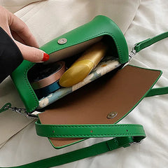Women Green Pink Shoulder Bag Small Handbag Sling Messenger Bags