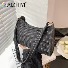 Sparkling Rhinestone Evening Clutch Shoulder Bag