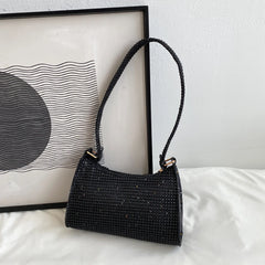 Sparkling Rhinestone Evening Clutch Shoulder Bag