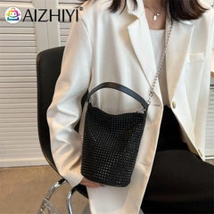 Rhinestone Evening Shoulder Handbag for Women