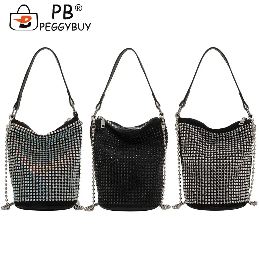 Rhinestone Evening Shoulder Handbag for Women
