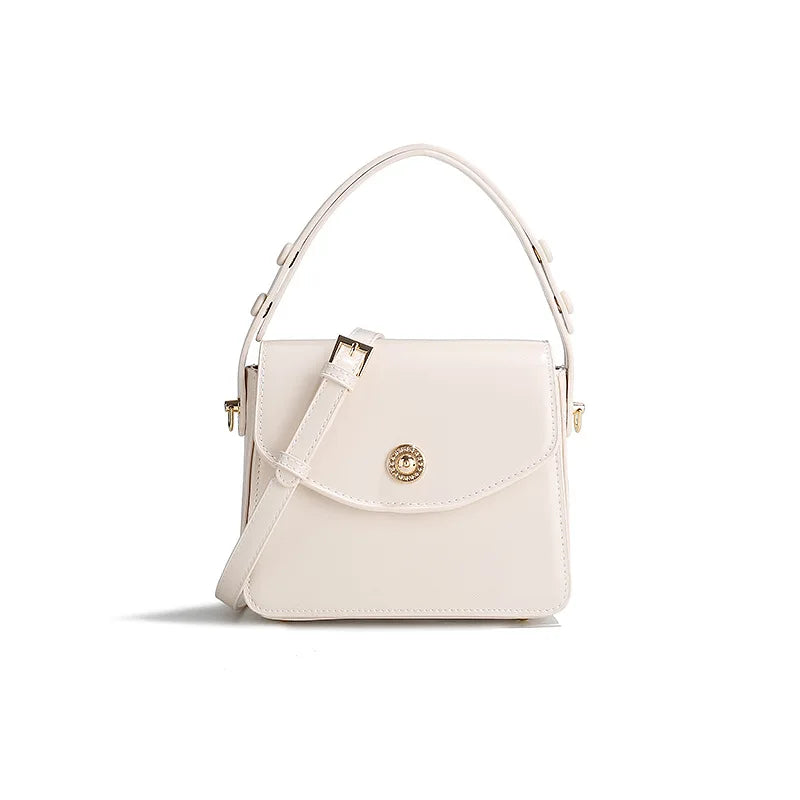 Women Small Square Handbags Leather Clutch Purse Shoulder Crossbody Bags