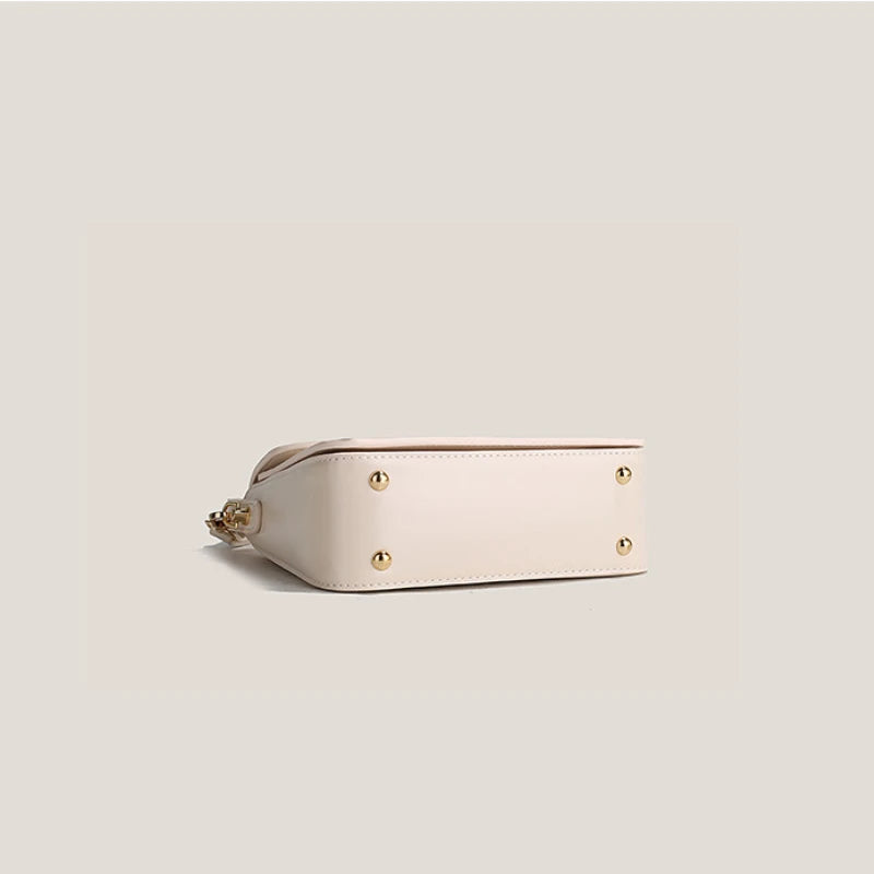 Women Small Square Handbags Leather Clutch Purse Shoulder Crossbody Bags