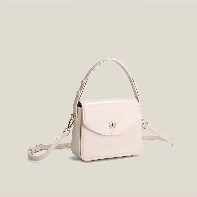 Women Small Square Handbags Leather Clutch Purse Shoulder Crossbody Bags