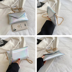 Women's Laser Leather Shoulder Bag