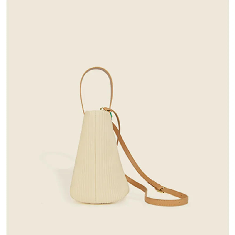 Elmsk Commuter Bag Women Single Shoulder Bucket Bag