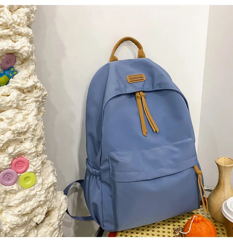 Embroidered Name Personalized High School Student Backpack