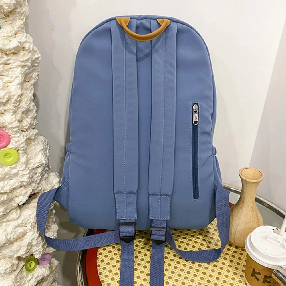 Embroidered Name Personalized High School Student Backpack