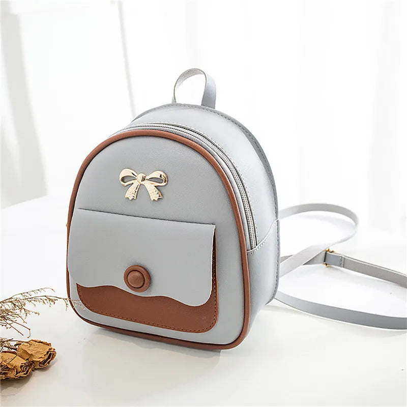 Embroidered Small Backpack Women's Bag