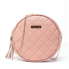 Embroidered Small Round Bag Ladies All-match Women's Handbag