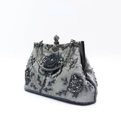 Vintage Beaded Evening Clutch Bags Diamond Sequined Handbag Bride Purses