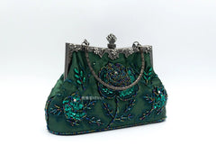 Vintage Beaded Evening Clutch Bags Diamond Sequined Handbag Bride Purses