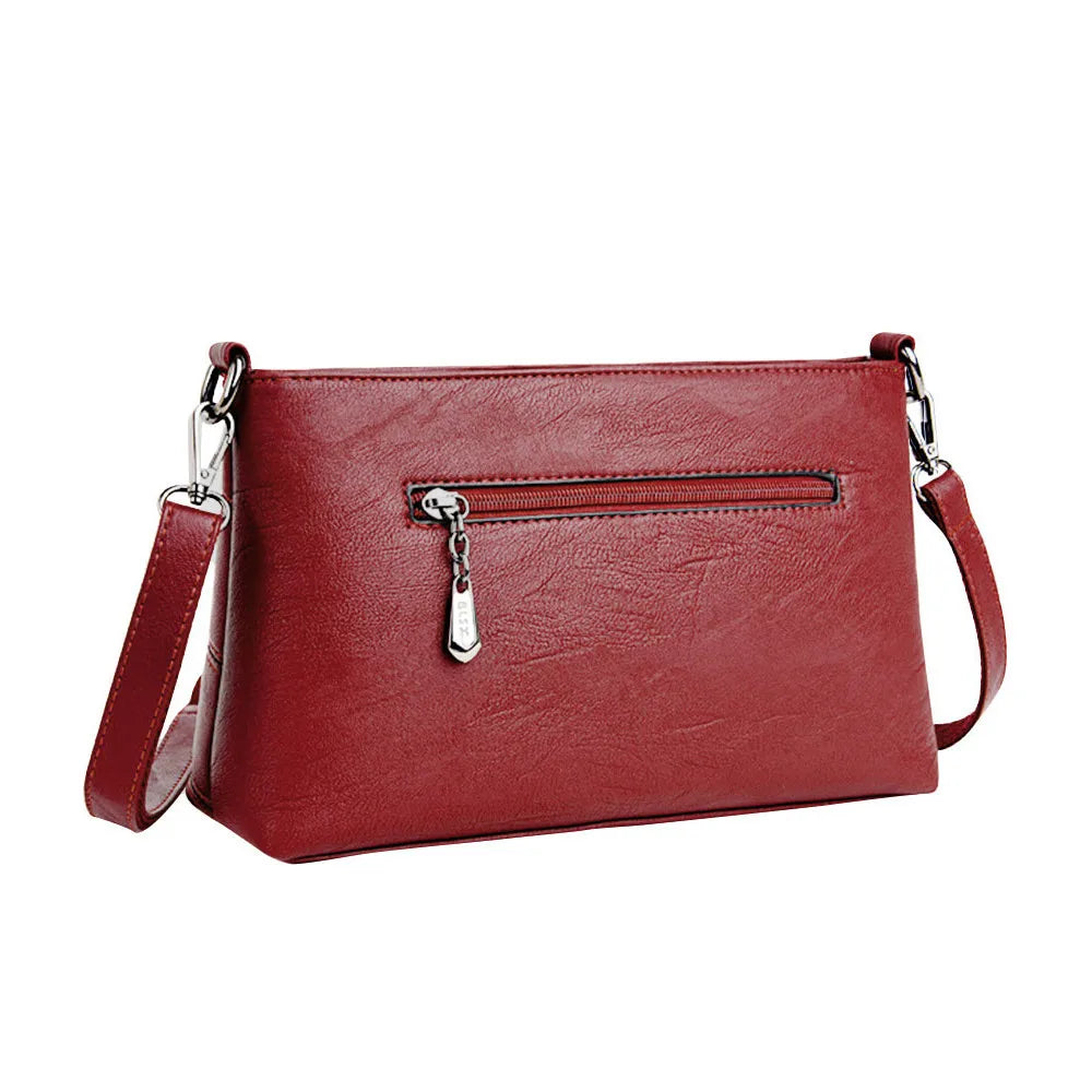 Embroidered Thread Cross Bag Women's Shoulder Handbag