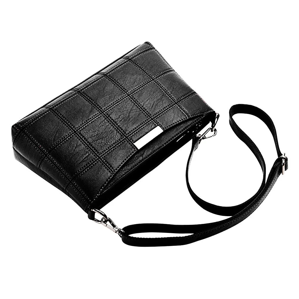 Embroidered Thread Cross Bag Women's Shoulder Handbag