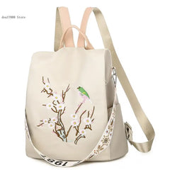 Waterproof Oxford Women Backpack for School