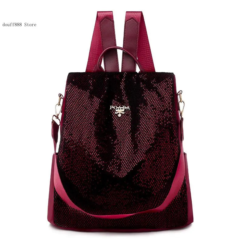 Waterproof Oxford Women Backpack for School