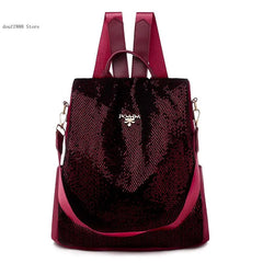 Waterproof Oxford Women Backpack for School