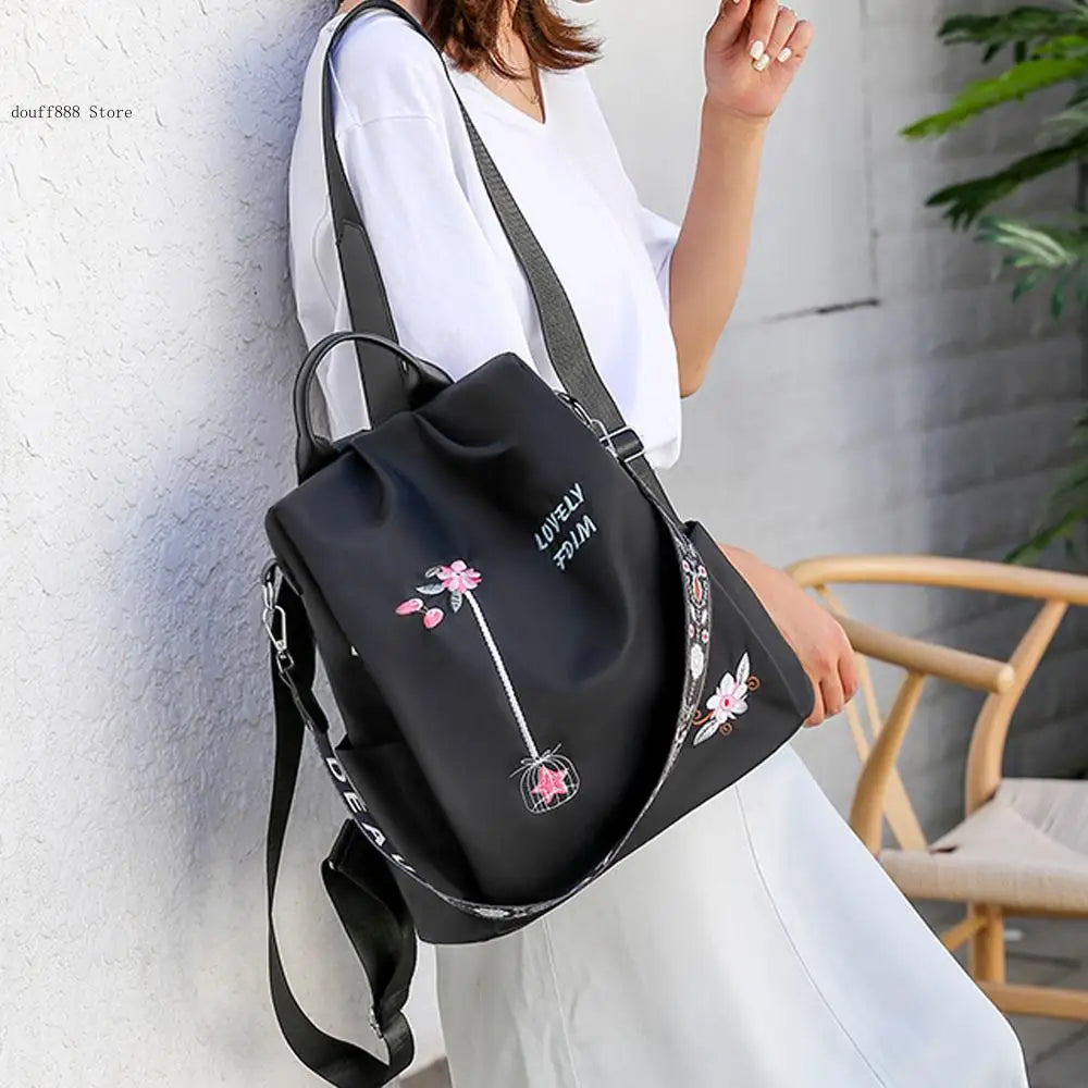 Waterproof Oxford Women Backpack for School