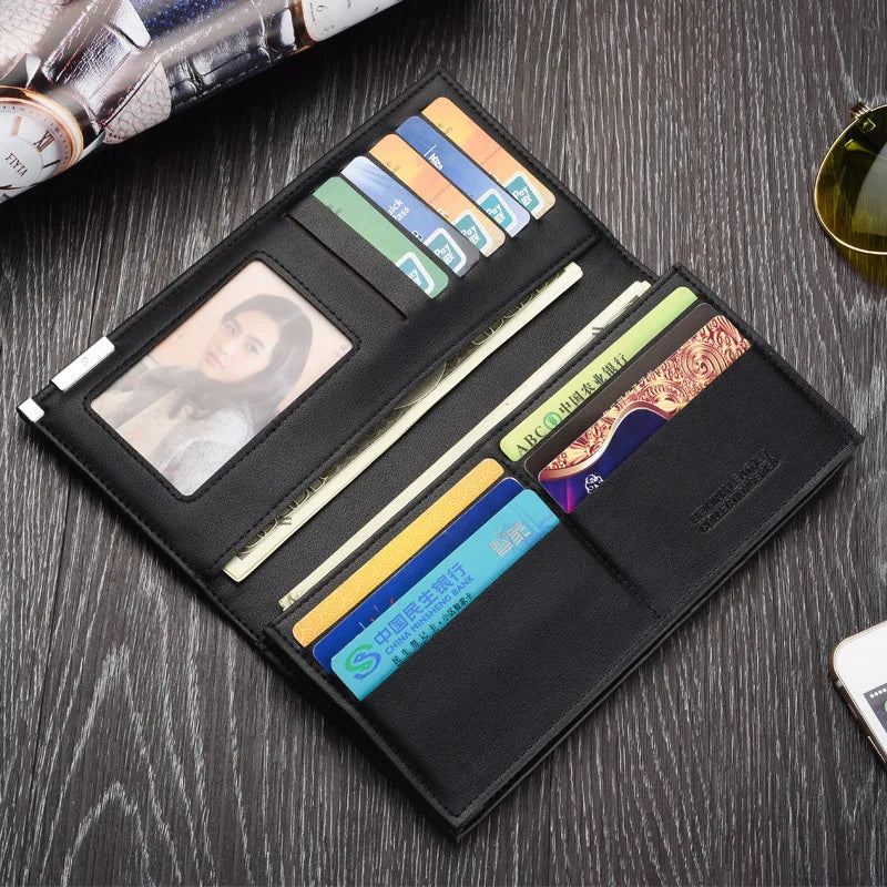 Engraved Photo Text Wallet Personalized Men Bridegroom Bridesmaids Gift