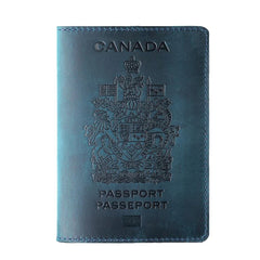 Personalized Leather Passport Cover Canada
