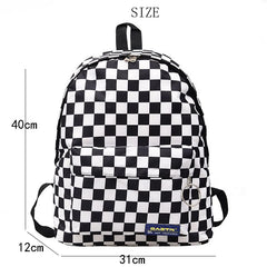EnoPella Women Nylon Backpack Bookbag Lady Travel Mochila Waterproof Rucksack