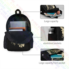 Irish Harp Eire St. Patricks Large Capacity Backpack