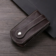 Etaofun Leather Car Key Holder for Men, Vintage Keys Case