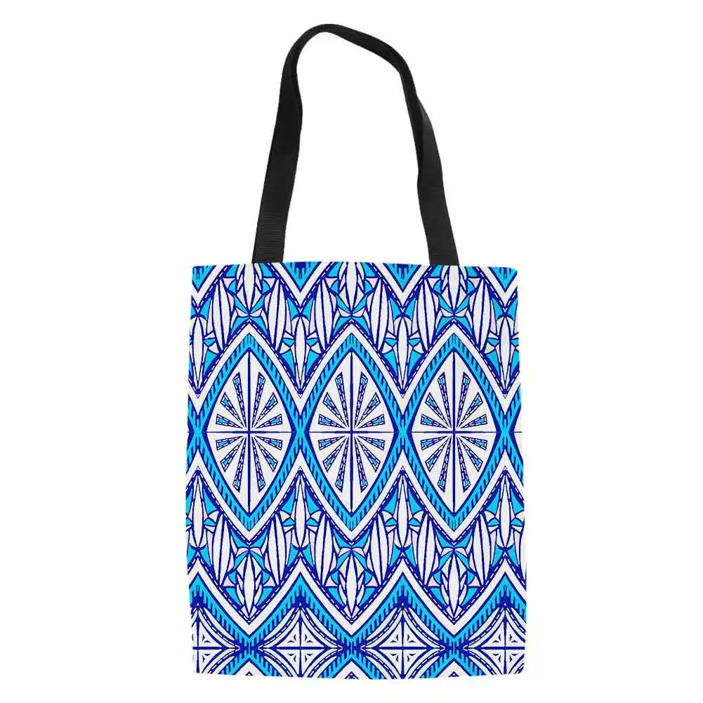 Tribal Print Summer Tote Bag Large Capacity Beach Shoulder Handbag