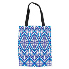 Tribal Print Summer Tote Bag Large Capacity Beach Shoulder Handbag