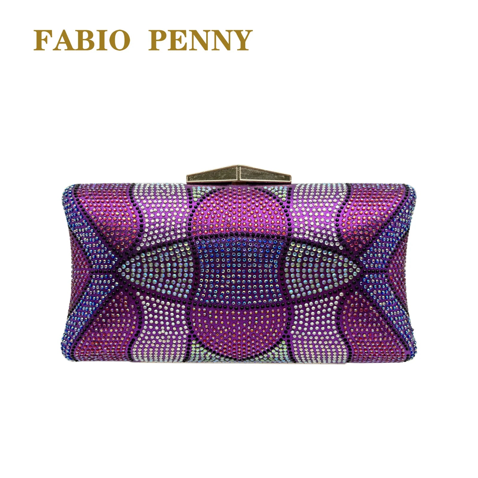 Multicolor Chain One-Shoulder Handbag Inlaid Diamond