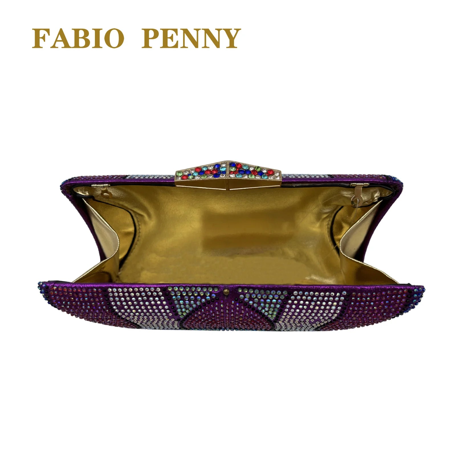 Multicolor Chain One-Shoulder Handbag Inlaid Diamond