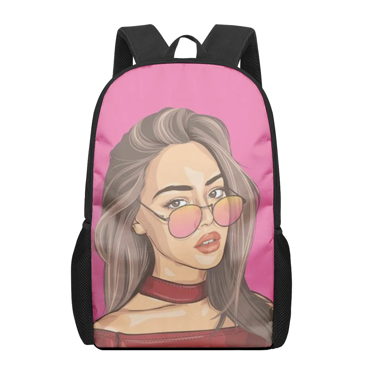 3D Printed Kids School Backpack 16 Inch For Boys and Girls