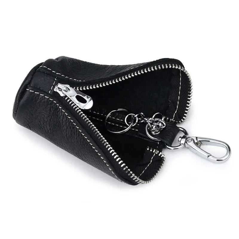 European/American Style Leather Key Wallet Unisex Key Holder
