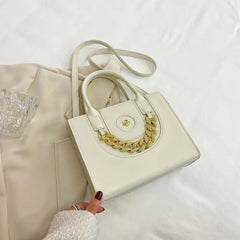 European Style Women's Shoulder Bag Solid Pu Leather Ladies Handbags