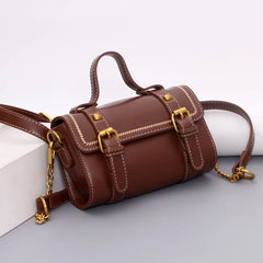 Vintage Leather Shoulder Bag Handcrafted with Top Grain Leather