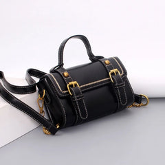 Vintage Leather Shoulder Bag Handcrafted with Top Grain Leather