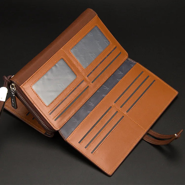 Multifunctional Clutch Wallet Men's Long Purse