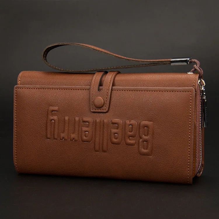Multifunctional Clutch Wallet Men's Long Purse